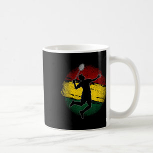 Badmintonspeler Ghanese vlag Ghana Koffiemok
