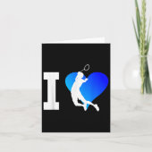 Badmintonspeler Mannen Shuttle Squash Vrouwen Kaart (Voorkant)