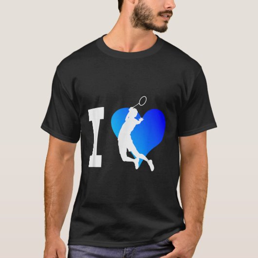 Badmintonspeler Mannen Shuttle Squash Vrouwen T-shirt (Voorkant)