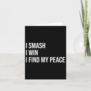 Badmintonspeler Meme Zelfzorg Citaat  Kaart