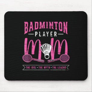 Badmintonspeler Mom The Idol Racquet Sport Badmin Muismat