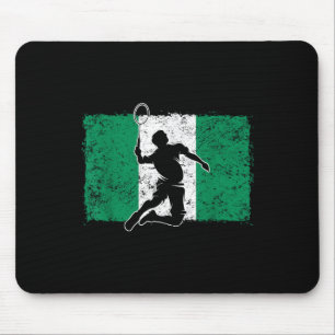 Badmintonspeler Nigeria Nigeria Vlag Nigeria Muismat
