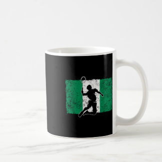 Badmintonspeler Nigeria Nigeriaanse vlag Nigeria Koffiemok