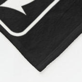 Badmintonspeler Racket Shuttle Atleet Eet Slaap Fleece Deken (Hoek)