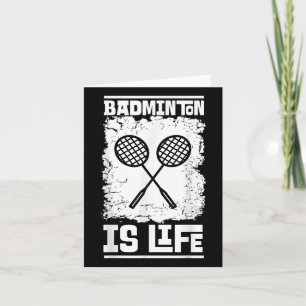 Badmintonspeler - Racket Shuttle Badminton  Kaart