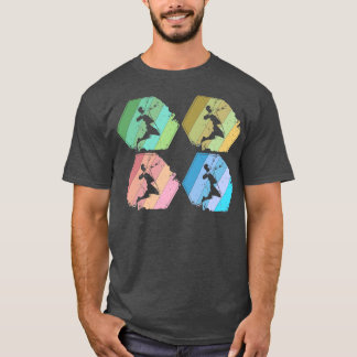 Badmintonspeler Retro 3 T-shirt