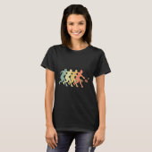 Badmintonspeler - Retro Badminton Gift Idee T-shirt (Voorkant volledig)