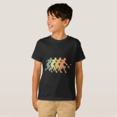 Badmintonspeler - Retro Badminton Gift Idee T-shirt (Voorkant volledig)