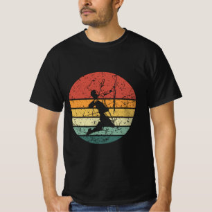 Badmintonspeler Retro Vintage T-shirt