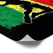 Badmintonspeler Senegalese vlag Senegal 1 Poster (Hoek)