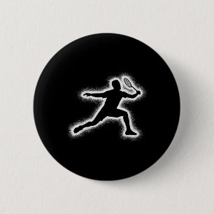 Badmintonspeler Shuttle Boys Kinder Badminton Mann Ronde Button 5,7 Cm