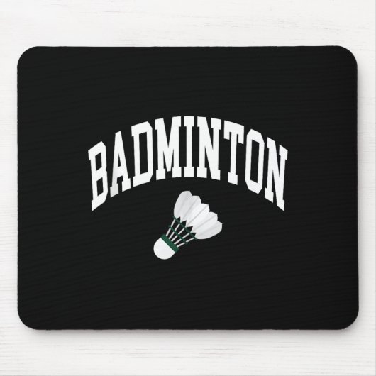 Badmintonspeler Shuttle Grafisch Tanktop  Muismat (Voorkant)