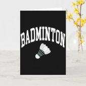 Badmintonspeler Shuttle Grafische Tanktop  Kaart (Gele Bloem)