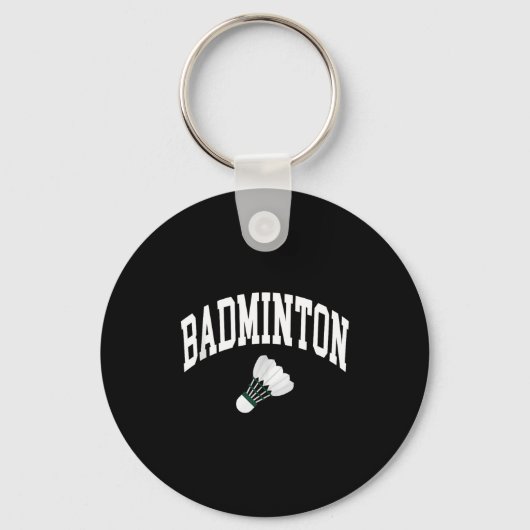 Badmintonspeler Shuttle Grafische Tanktop  Sleutelhanger (Voorkant)