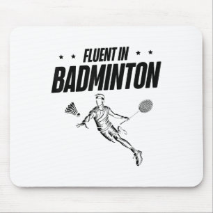 Badmintonspeler Shuttle  Muismat