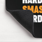 Badmintonspeler Shuttle Serveer Hard Smash Harder Muismat (Hoek)