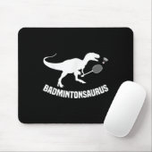 Badmintonspeler Shuttle Team Coach Badminton Spele Muismat (Met muis)