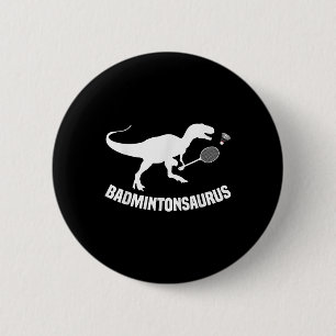 Badmintonspeler Shuttle Team Coach Badminton Spele Ronde Button 5,7 Cm