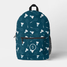 Badmintonspeler Shuttlecks en Rackets Monogram