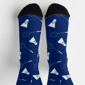 Badmintonspeler Shuttlecks en Rackets Patroon Sokken (Top)