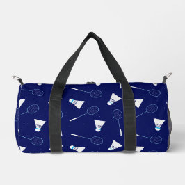 Badmintonspeler Shuttlecock Patroon Monogrammed Plunjezak