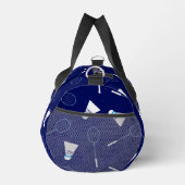 Badmintonspeler Shuttlecock Patroon Monogrammed Plunjezak (Rechts)