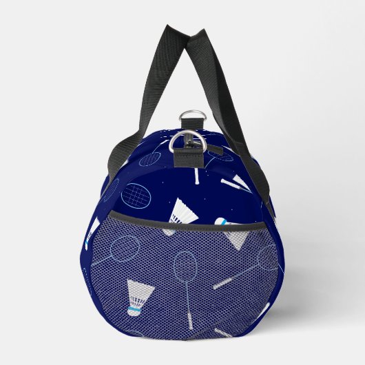 Badmintonspeler Shuttlecock Patroon Monogrammed Plunjezak (Rechts)