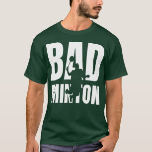 Badmintonspeler Smash Liefhebber Liefde Sport grap T-shirt
