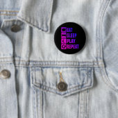 Badmintonspeler Squash Heren Badminton Shuttle Ronde Button 5,7 Cm (In situ)