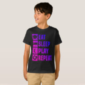 Badmintonspeler Squash Heren Badminton Shuttle T-shirt (Voorkant volledig)