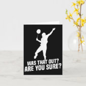 Badmintonspeler Weet je zeker dat je pendelspeler Kaart (Gele Bloem)