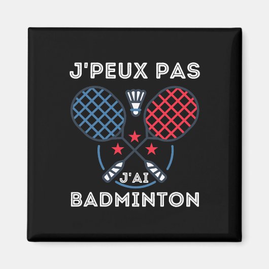 badmintontrui magneet (Voorkant)
