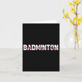 Badmintonveld Racket - Racquet Shuttle Ekg Hart Kaart (Gele Bloem)