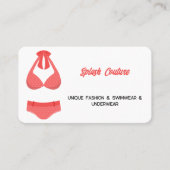 Badmode badpak visitekaartje (Voorkant)