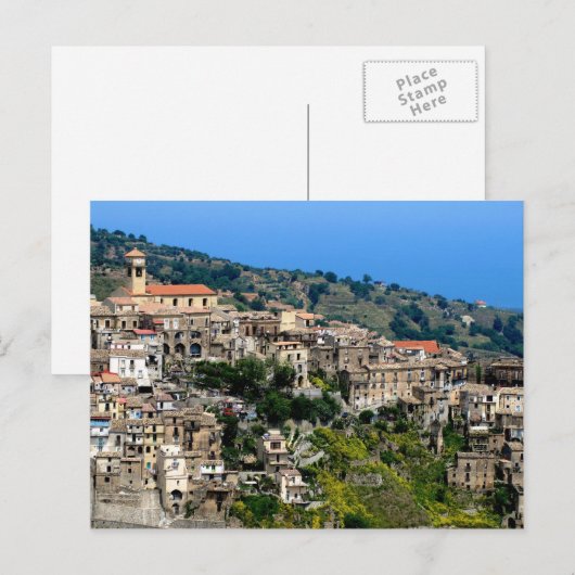 Badolato, Italië Briefkaart (Voorkant / Achterkant)