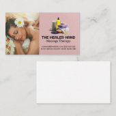 Badoliën en -zouten | Massage Sesh | holistisch Visitekaartje (Voorkant / Achterkant)