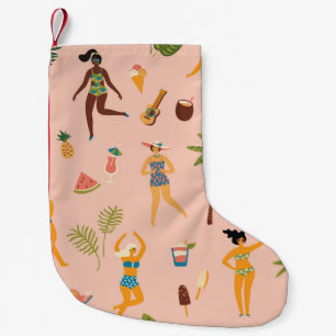 Badpak Dames: Tropische Dans Kleine Kerstsok