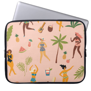 Badpak Dames: Tropische Dans Laptop Sleeve