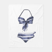  badpak gestreepte bikini deken (Voorkant)