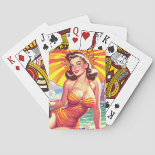  badpak Pin-up Pokerkaarten