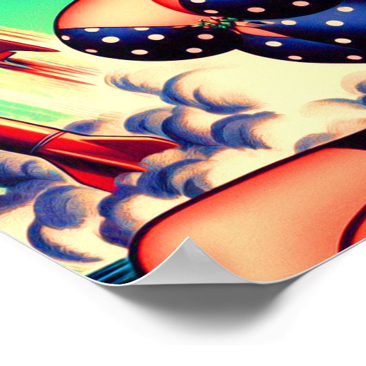 badpak Pin-up Poster (Hoek)