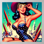 badpak Pin-up Poster (Voorkant)