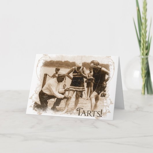 Badpak Tarts Friendship Kaart (Voorkant)