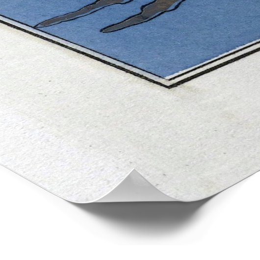 badpak voor parijs poster (Hoek)