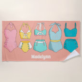  badpakken badpakken badpakken gepersonaliseerd strandlaken (Voorkant)