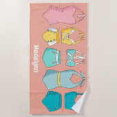  badpakken badpakken badpakken gepersonaliseerd strandlaken (Voorkant)