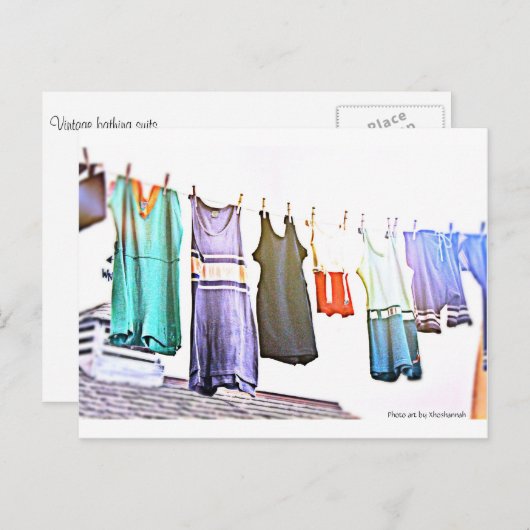  badpakken briefkaart (Voorkant / Achterkant)