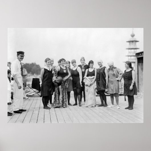  badpakken, jaren 1910 poster (Voorkant)