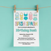 badpakken Zwempakken Zwembad Party Kaart