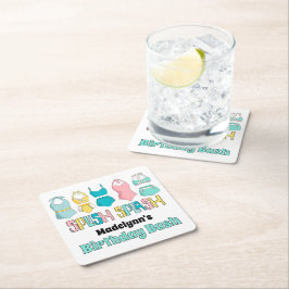  badpakken Zwempakken Zwembad Party Kartonnen Onderzetters